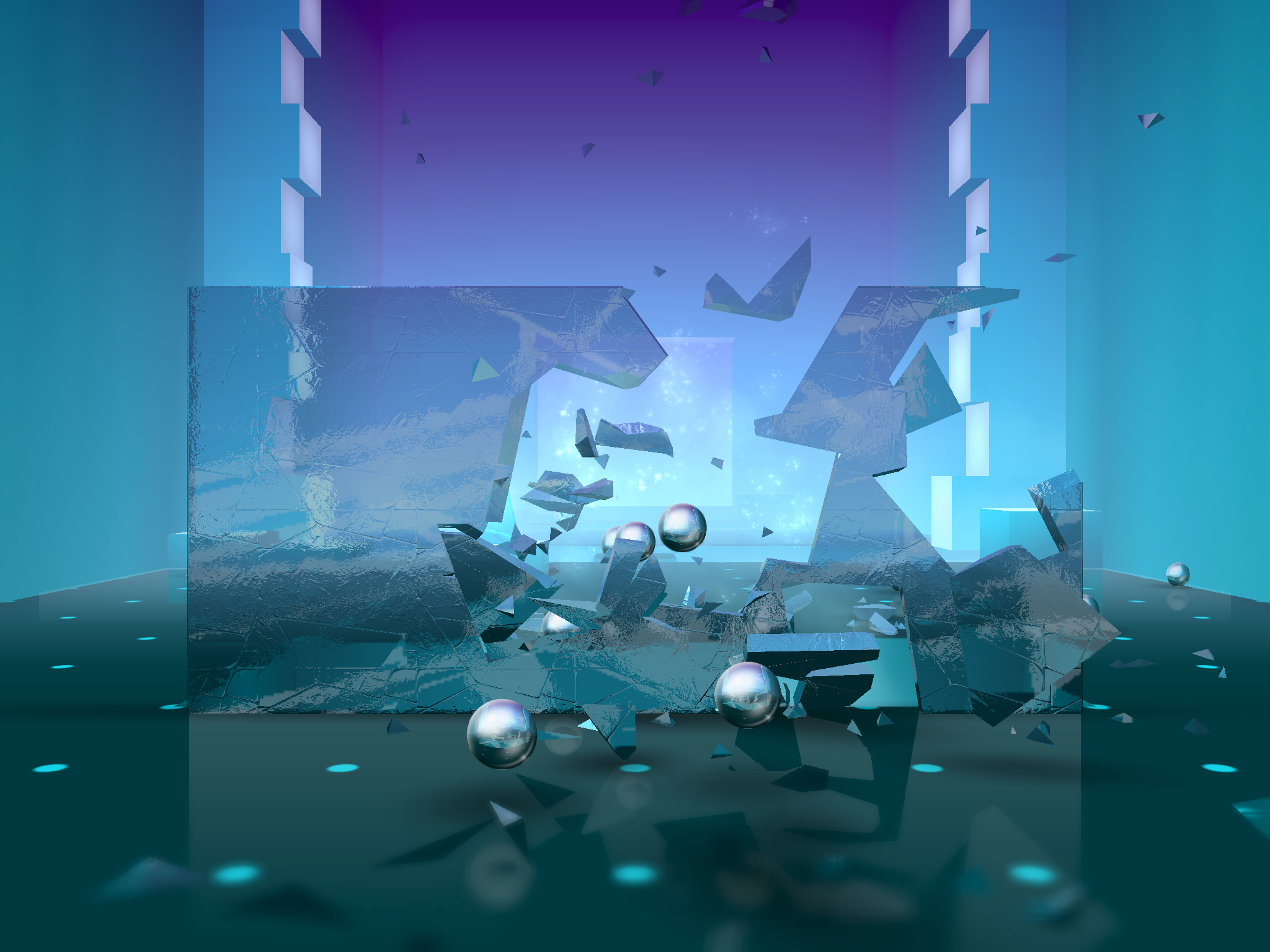 Earlier Mediocre games show the company’s progression from cute characters and bright colors to more abstract visuals: Sprinkle Islands (left), Granny Smith (middle), and Smash Hit (right).